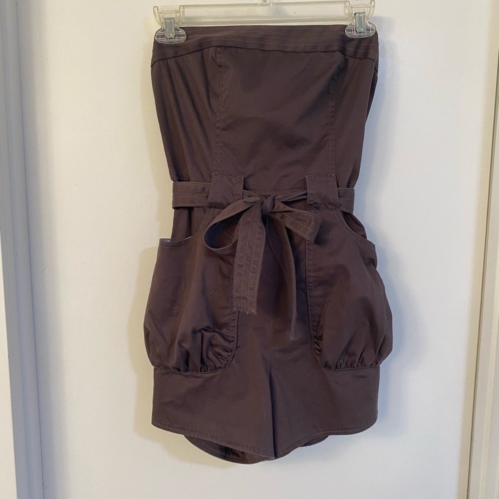 Strapless Romper Y2K